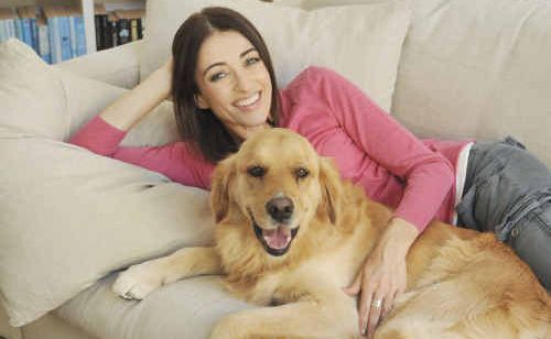TV vet Dr Katrina Warren says pets help to reduce stress. TV vet Dr Katrina Warren says pets help to reduce stress.